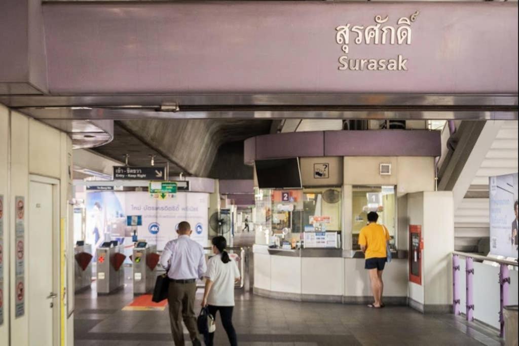 P4 Silom Large 2Beds Full Kitchen Wifi 4-6Pax Apartman Bangkok Kültér fotó